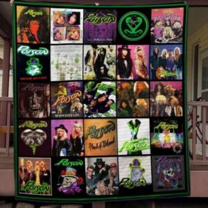 Poison Rock Band Quilt Blanket Hvt030619  Quilt